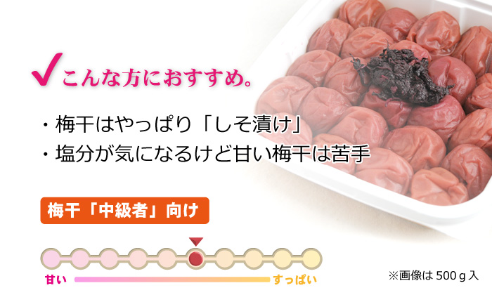 塩分８％しそ漬梅