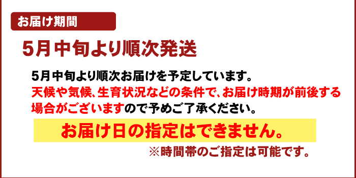 注文時注意【お届け期間】（パープルクィーン）