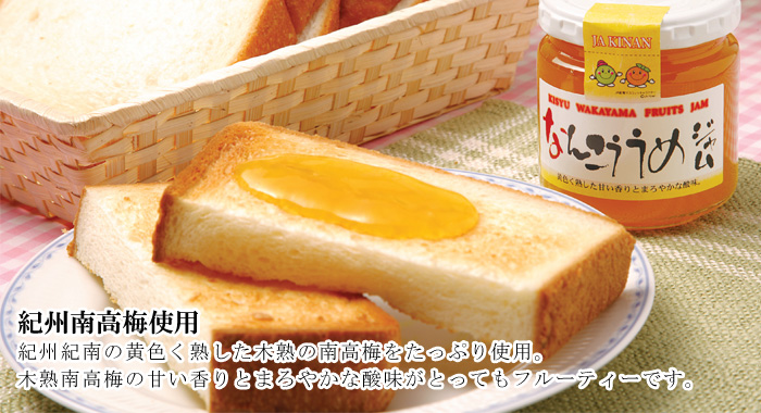 なんこううめジャム 0g 紀州和歌山 梅干し みかんのja紀南